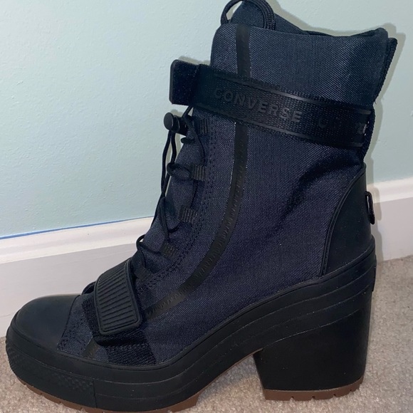 Converse Shoes - Black Chuck Taylor Allstar combat boots size 9. Excellent condition never worn.